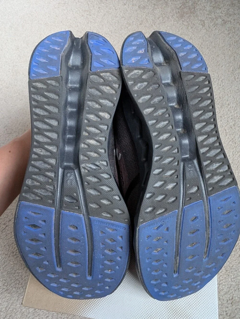 On Cloudsurfer Women's Running Shoes, Black Pink Blue, Size 7.5
